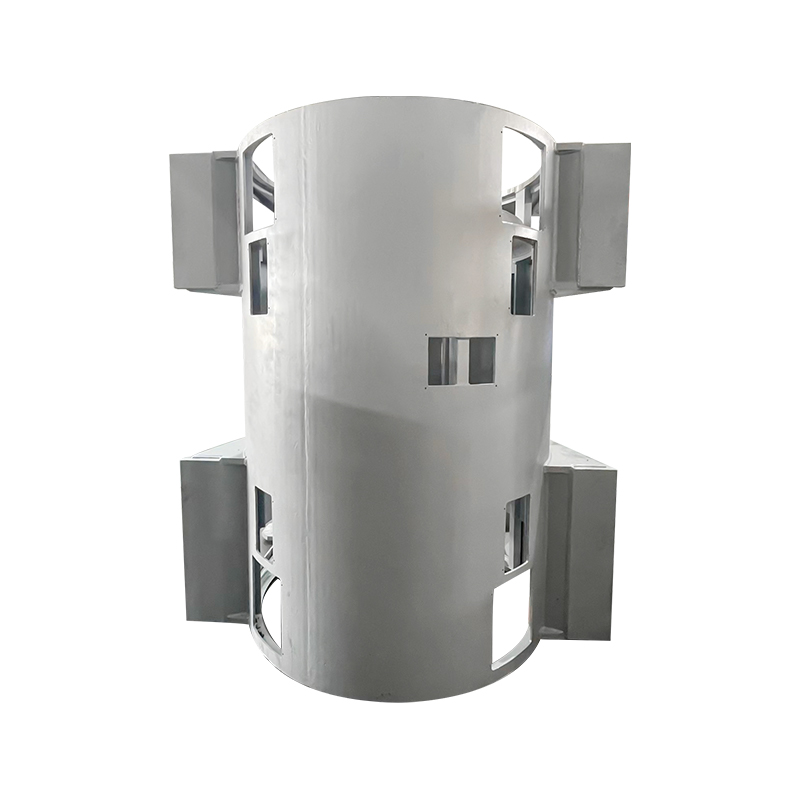 Split-Clamp, Shaft-Mounted Marine Permanent-Magnet Water-Cooled Motor Mount